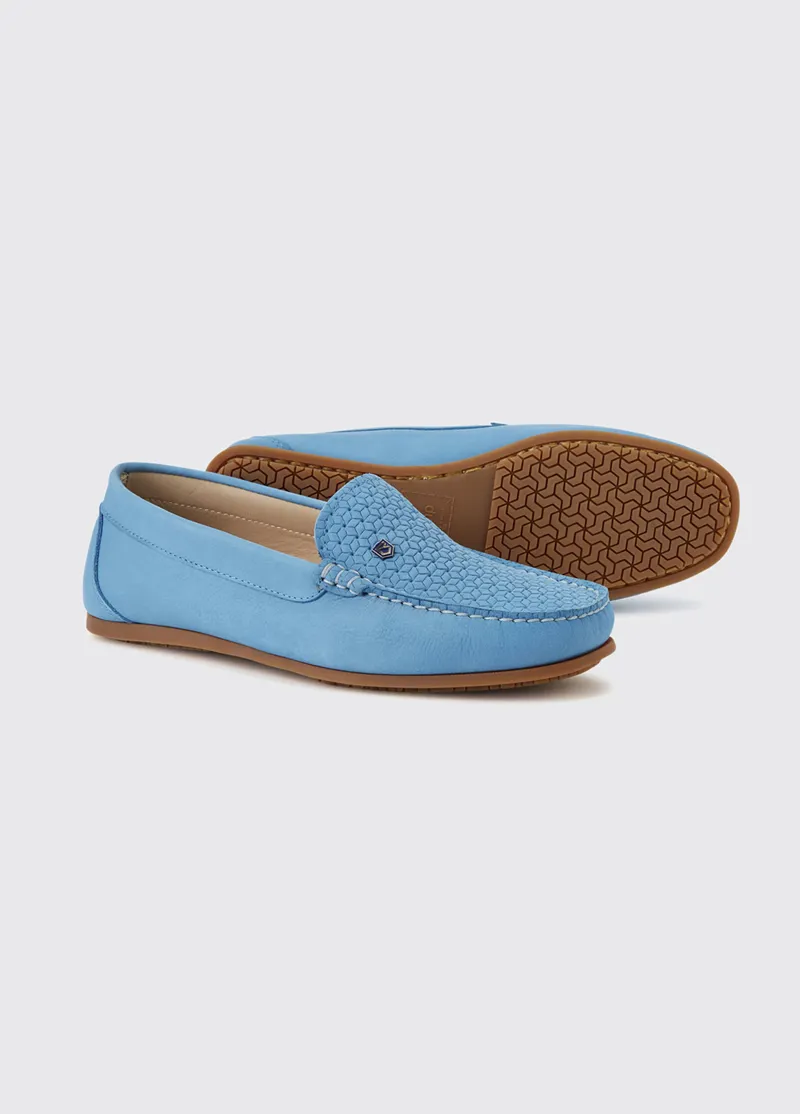 Dubarry Cannes Ladies Deck Shoe in Blue Mist-4